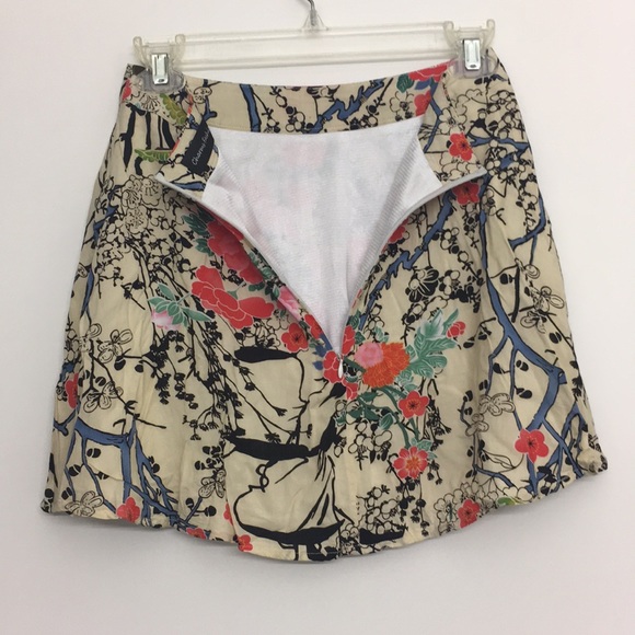 XS Japanese floral patterned skirt - Picture 2 of 5